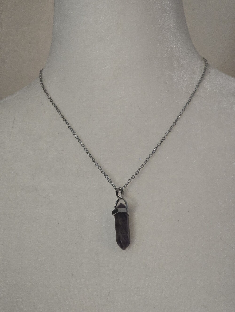 Amethyst Point Pendant Necklace